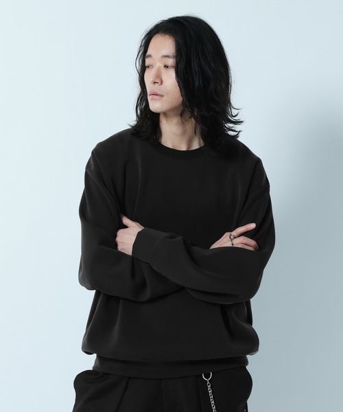 RAGEBLUE(レイジブルー)の「【LUXURY+EASY】DRAPE CREW NECK SWEAT / ラグイージードレープクルーネックスウェット(スウェット・メンズ・グリーン/ホワイト/ライトブルー/ブラック・LARGE/SMALL/MEDIUM)」の16枚目の写真