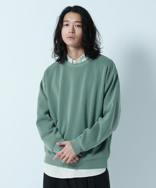 RAGEBLUE(レイジブルー)の「【LUXURY+EASY】DRAPE CREW NECK SWEAT / ラグイージードレープクルーネックスウェット(スウェット・メンズ・グリーン/ホワイト/ライトブルー/ブラック・LARGE/SMALL/MEDIUM)」の11枚目の写真