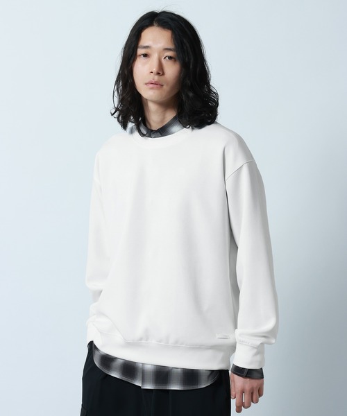 RAGEBLUE(レイジブルー)の「【LUXURY+EASY】DRAPE CREW NECK SWEAT / ラグイージードレープクルーネックスウェット(スウェット・メンズ・グリーン/ホワイト/ライトブルー/ブラック・LARGE/SMALL/MEDIUM)」の9枚目の写真