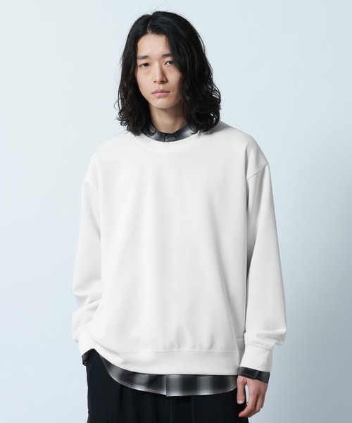 RAGEBLUE(レイジブルー)の「【LUXURY+EASY】DRAPE CREW NECK SWEAT / ラグイージードレープクルーネックスウェット(スウェット・メンズ・グリーン/ホワイト/ライトブルー/ブラック・LARGE/SMALL/MEDIUM)」の10枚目の写真