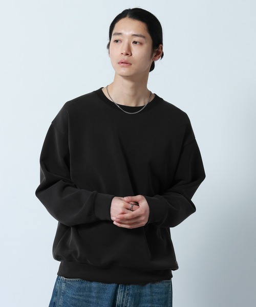 RAGEBLUE(レイジブルー)の「【LUXURY+EASY】DRAPE CREW NECK SWEAT / ラグイージードレープクルーネックスウェット(スウェット・メンズ・グリーン/ホワイト/ライトブルー/ブラック・LARGE/SMALL/MEDIUM)」の15枚目の写真