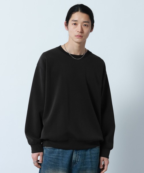 RAGEBLUE(レイジブルー)の「【LUXURY+EASY】DRAPE CREW NECK SWEAT / ラグイージードレープクルーネックスウェット(スウェット・メンズ・グリーン/ホワイト/ライトブルー/ブラック・LARGE/SMALL/MEDIUM)」の16枚目の写真
