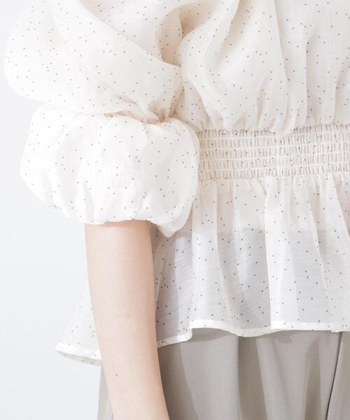 PROPORTION BODY DRESSING（プロポーションボディドレッシング）の「２ＷＡＹオフショルフィッシュテールブラウス / 1216110409（シャツ/ブラウス・レディース・ピンク/ベージュ/オフホワイト/ブルー・SMALL/MEDIUM）」の19枚目の写真