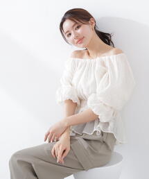 PROPORTION BODY DRESSING | 2WAYオフショルフィッシュテールブラウス / 1216110409(シャツ/ブラウス)
