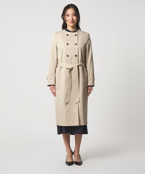 t*o様 【ユナイテッドアローズ 】シンプルベージュトレンチコート サイズ36 UNITED ARROWS（ユナイテッドアローズ） トレンチコート スプリング