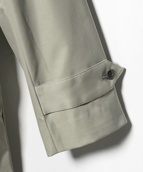 A DAY IN THE LIFE UNITED ARROWS(アデイインザライフユナイテッドアローズ)の「ノーカラー トレンチコート <A DAY IN THE LIFE>(トレンチコート・レディース・ベージュ/ネイビー/ライム・36/38)」の10枚目の写真