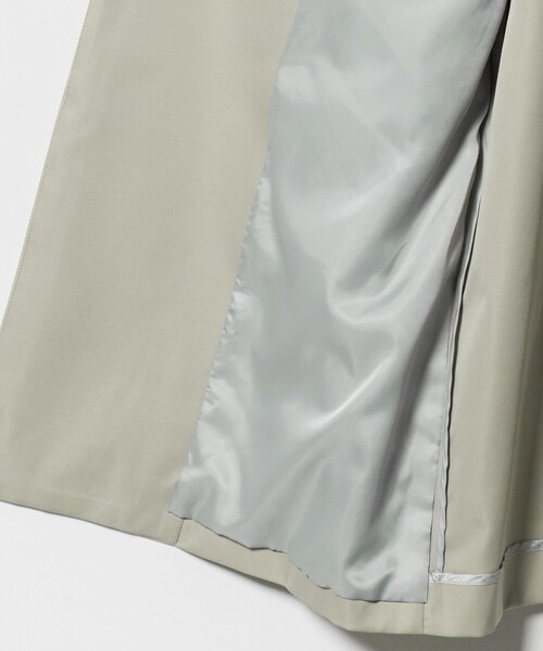 A DAY IN THE LIFE UNITED ARROWS(アデイインザライフユナイテッドアローズ)の「ノーカラー トレンチコート <A DAY IN THE LIFE>(トレンチコート・レディース・ベージュ/ネイビー/ライム・36/38)」の15枚目の写真