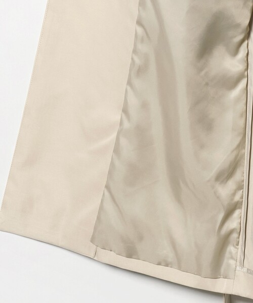 A DAY IN THE LIFE UNITED ARROWS(アデイインザライフユナイテッドアローズ)の「ノーカラー トレンチコート <A DAY IN THE LIFE>(トレンチコート・レディース・ベージュ/ネイビー/ライム・36/38)」の19枚目の写真