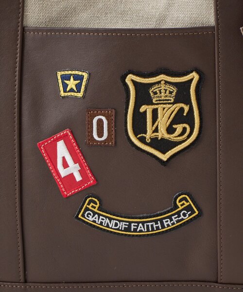 marco masi(マルコマージ)の「【MARCO MASI】リネンワッペントート(トートバッグ・レディース・ブラウン・FREE)」の13枚目の写真