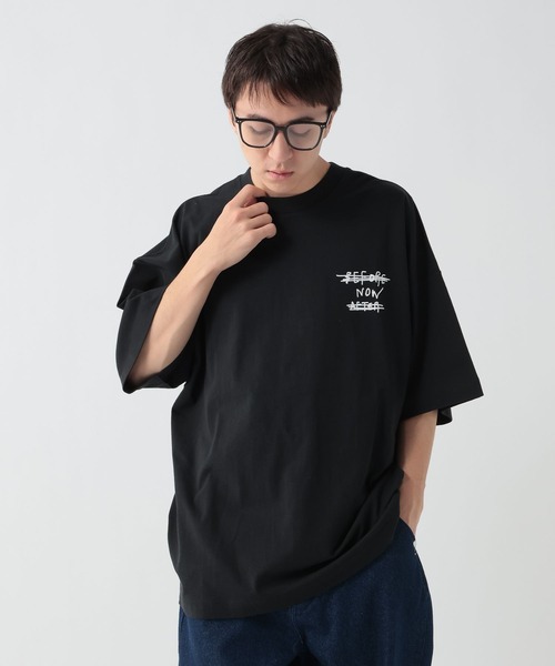 GEORGE'S(ジョージズ)の「ラクガキプリントTシャツ(Tシャツ/カットソー・メンズ・オフホワイト/ブラック・MEDIUM/LARGE)」の20枚目の写真