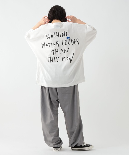 GEORGE'S(ジョージズ)の「ラクガキプリントTシャツ(Tシャツ/カットソー・メンズ・オフホワイト/ブラック・MEDIUM/LARGE)」の6枚目の写真