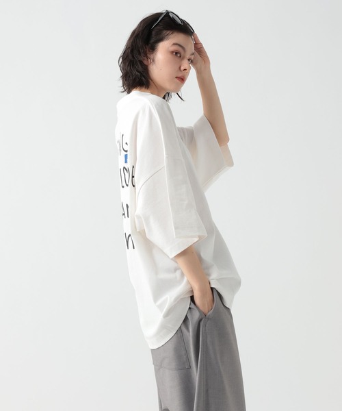 GEORGE'S(ジョージズ)の「ラクガキプリントTシャツ(Tシャツ/カットソー・メンズ・オフホワイト/ブラック・MEDIUM/LARGE)」の8枚目の写真