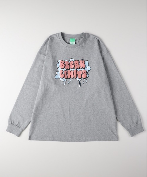Right-on(ライトオン)の「Refurbish(リファービッシュ)発砲プリントロングスリーブT(Tシャツ/カットソー・メンズ・ブラック/ホワイト/グレー・S/M/L/XL)」の14枚目の写真