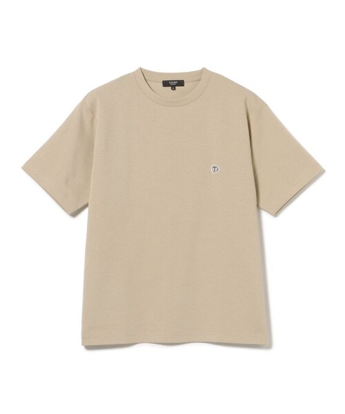 BEAMS HEART(ビームスハート)の「【ユニセックス】コーヒー 刺繍 ダンボール Tシャツ(吸水速乾・毛玉軽減)(Tシャツ/カットソー・メンズ・チャコールグレー/ホワイト/ベージュ・S/M/XL/L)」の3枚目の写真