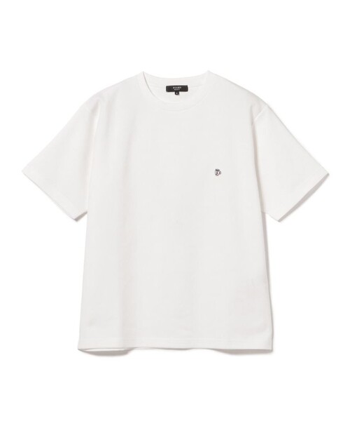 BEAMS HEART(ビームスハート)の「【ユニセックス】コーヒー 刺繍 ダンボール Tシャツ(吸水速乾・毛玉軽減)(Tシャツ/カットソー・メンズ・チャコールグレー/ホワイト/ベージュ・S/M/XL/L)」の1枚目の写真