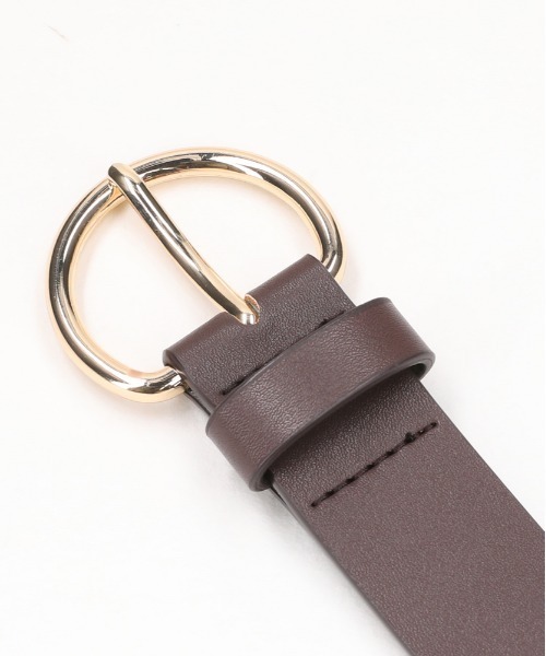 Right-on（ライトオン）の「【HONEYSUCKLE ROSE】サークルバックルベルト (ウエストマーク / レディースアクセント / デイリーシック)（ベルト・レディース・ダークブラウン/ブラック・フリー）」の3枚目の写真