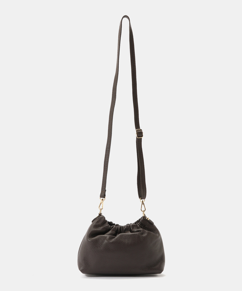 LE TALON（ルタロン）の「MILLELA FIRENZE /ミレッラ  GATHER MINI BAG（ショルダーバッグ・レディース・ブラック/ブラウン・FREE）」の10枚目の写真