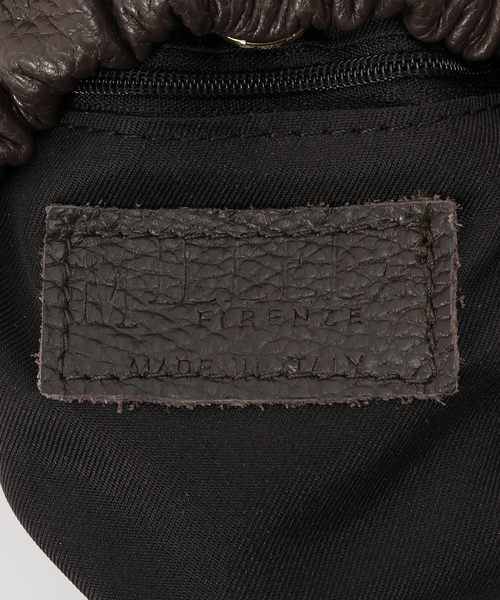 LE TALON（ルタロン）の「MILLELA FIRENZE /ミレッラ  GATHER MINI BAG（ショルダーバッグ・レディース・ブラック/ブラウン・FREE）」の12枚目の写真
