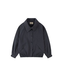 SIOT4182 ハイネックボタンブルゾン_Navy