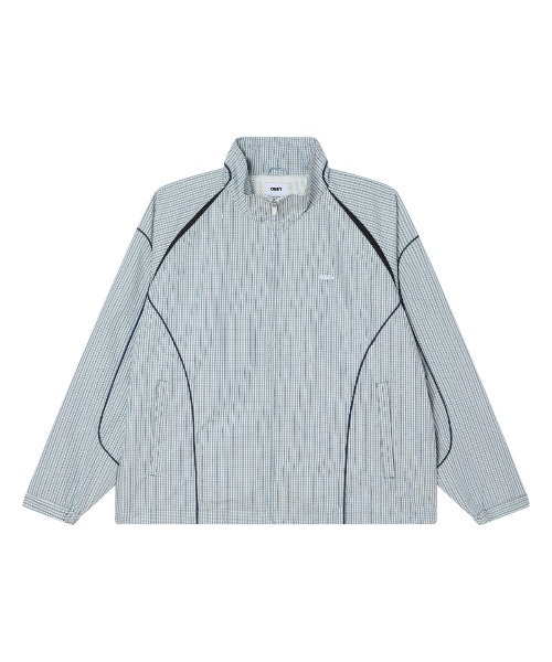 OBEY(オベイ)の「OBEY PRACTICE WINDBREAKER(オベイ プラクティス ウィンドブレーカー)(ナイロンジャケット・メンズ・ブラック/グレー系・MEDIUM/LARGE/X-LARGE)」の2枚目の写真