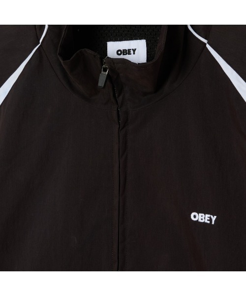 OBEY(オベイ)の「OBEY PRACTICE WINDBREAKER(オベイ プラクティス ウィンドブレーカー)(ナイロンジャケット・メンズ・ブラック/グレー系・MEDIUM/LARGE/X-LARGE)」の3枚目の写真