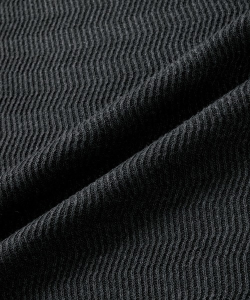 VELNUS(ベルナス)の「【VELNUS】Melange-Like Compact Skipper Short-Sleeve Knit Polo Shirt/メランジライクコンパクトスキッパー半袖ニットポロシャツ(ポロシャツ・メンズ・チャコールグレー/ブルー・S/L/M)」の13枚目の写真