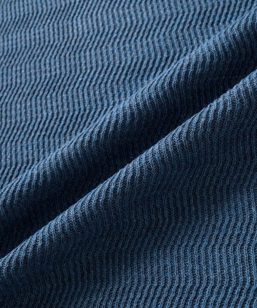 VELNUS(ベルナス)の「【VELNUS】Melange-Like Compact Skipper Short-Sleeve Knit Polo Shirt/メランジライクコンパクトスキッパー半袖ニットポロシャツ(ポロシャツ・メンズ・チャコールグレー/ブルー・S/L/M)」の16枚目の写真