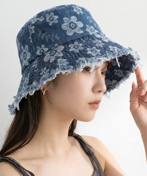 EDWIN】ロゴ刺繍バケットハット（ハット）｜EDWIN（エドウィン）の