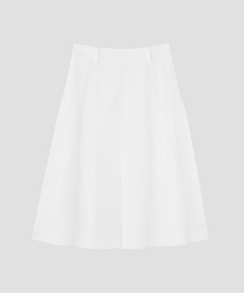MARGARET HOWELL（マーガレットハウエル）の「STIFF COTTON TWILL（スカート・レディース・ホワイト/ダークブルー・3/2/1）」の5枚目の写真