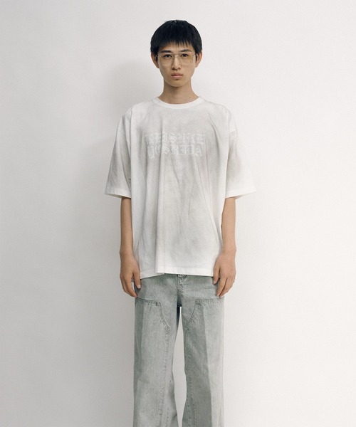 Basic T-shirt Gothic Logo Print（Tシャツ/カットソー