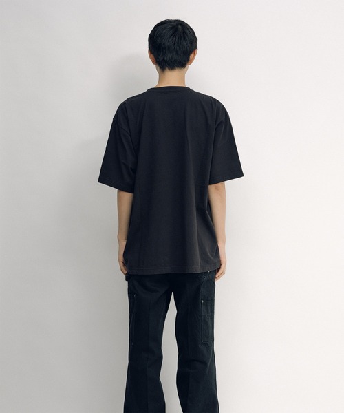 KEISUKEYOSHIDA(ケイスケヨシダ)の「Basic T-shirt Gothic Logo Print(Tシャツ/カットソー・レディース・ホワイト/グレー/ブラック・M/S/L)」の19枚目の写真