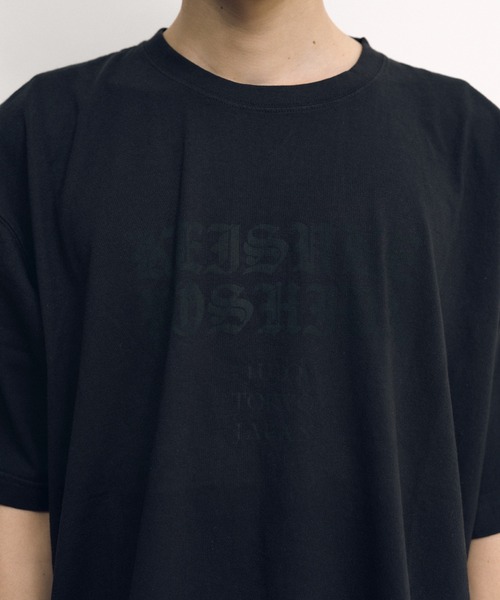 KEISUKEYOSHIDA(ケイスケヨシダ)の「Basic T-shirt Gothic Logo Print(Tシャツ/カットソー・レディース・ホワイト/グレー/ブラック・M/S/L)」の20枚目の写真