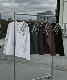 XU（エックスユー）の「【Never mind the XU】waffle henley long sleeve / 【ネバーマインド ザ エックスユー】ワッフルヘンリー長袖Tシャツ（Tシャツ/カットソー）」