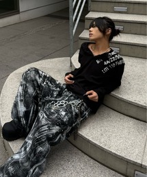 XU（エックスユー）の「【Never mind the XU】waffle henley long sleeve / 【ネバーマインド ザ エックスユー】ワッフルヘンリー長袖Tシャツ（Tシャツ/カットソー）」