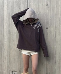 Never mind the XU（ネバーマインドザエックスユー）の「【Never mind the XU】waffle henley long sleeve / 【ネバーマインド ザ エックスユー】ワッフルヘンリー長袖Tシャツ（Tシャツ/カットソー）」