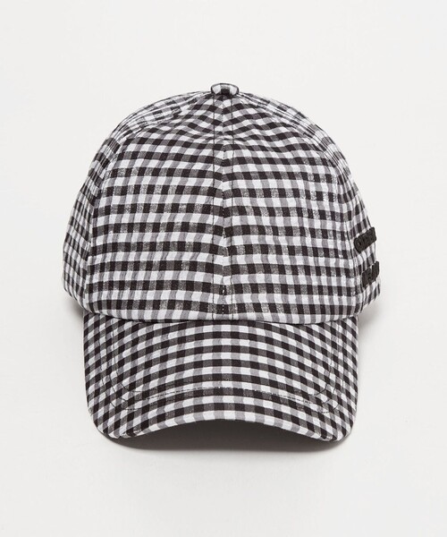 CITEN（シテン）の「＜CITEN＞ギンガムチェックドロストキャップ（キャップ・レディース・ブラック/ケリーグリーン・FREE）」の17枚目の写真