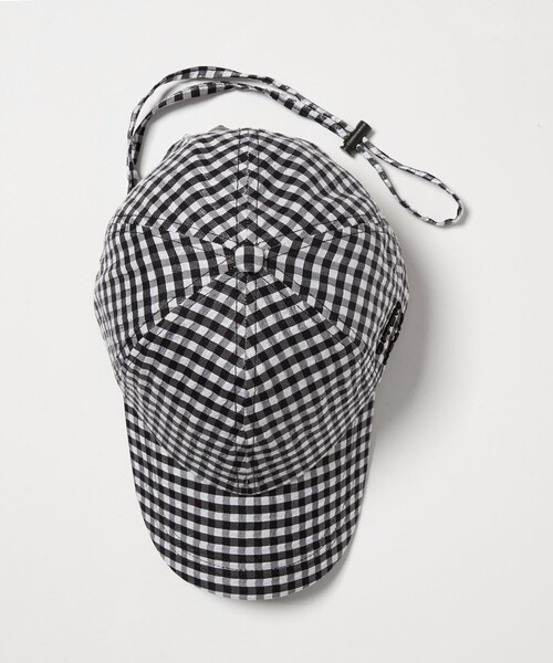 CITEN（シテン）の「＜CITEN＞ギンガムチェックドロストキャップ（キャップ・レディース・ブラック/ケリーグリーン・FREE）」の20枚目の写真