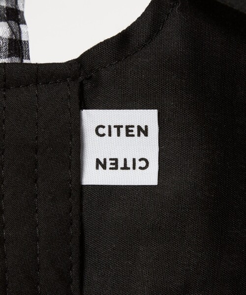 CITEN（シテン）の「＜CITEN＞ギンガムチェックドロストキャップ（キャップ・レディース・ブラック/ケリーグリーン・FREE）」の12枚目の写真