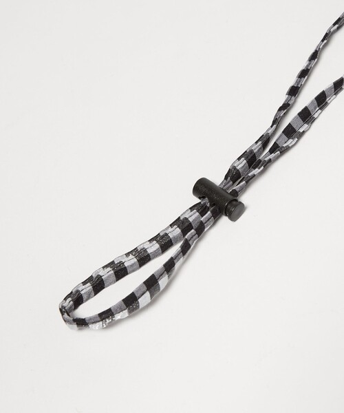 CITEN（シテン）の「＜CITEN＞ギンガムチェックドロストキャップ（キャップ・レディース・ブラック/ケリーグリーン・FREE）」の5枚目の写真