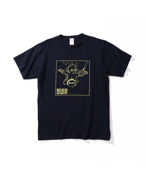 サウナボーイ(サウナボーイ)の「サウニルバーナ半袖Tシャツ(Tシャツ/カットソー・メンズ・ネイビー/ホワイト・X-LARGE/LARGE/MEDIUM)」の2枚目の写真