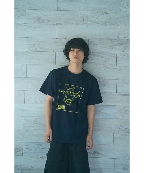 サウナボーイ(サウナボーイ)の「サウニルバーナ半袖Tシャツ(Tシャツ/カットソー・メンズ・ネイビー/ホワイト・X-LARGE/LARGE/MEDIUM)」の3枚目の写真