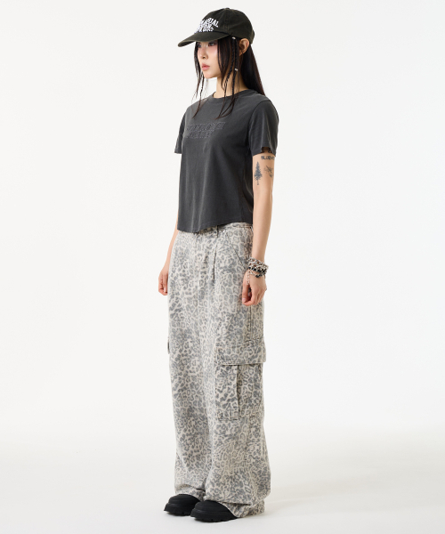 UNKNOWN PLANET(アンノウンプラネット)の「レオパードワイドカーゴパンツグレー(その他パンツ・レディース・その他・LARGE/SMALL/MEDIUM)」の15枚目の写真
