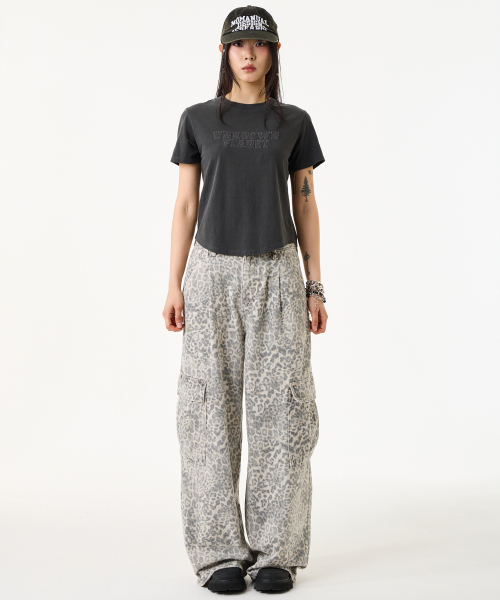 UNKNOWN PLANET(アンノウンプラネット)の「レオパードワイドカーゴパンツグレー(その他パンツ・レディース・その他・LARGE/SMALL/MEDIUM)」の17枚目の写真