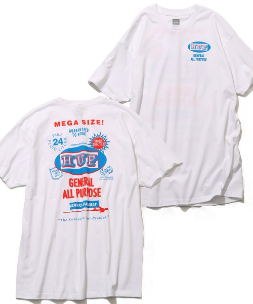 HUF(ハフ)の「【HUF/ハフ】アソート アートワークデザイン ショートスリーブTシャツ(Tシャツ/カットソー・メンズ・ナチュラル/ブラック系その他3/ブラック系その他2/ホワイト/ブラック系その他/グリーン系その他・XL/L/M)」の2枚目の写真