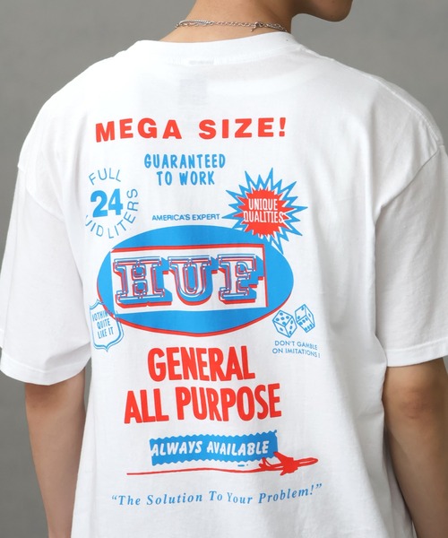 HUF(ハフ)の「【HUF/ハフ】アソート アートワークデザイン ショートスリーブTシャツ(Tシャツ/カットソー・メンズ・ナチュラル/ブラック系その他3/ブラック系その他2/ホワイト/ブラック系その他/グリーン系その他・XL/L/M)」の8枚目の写真