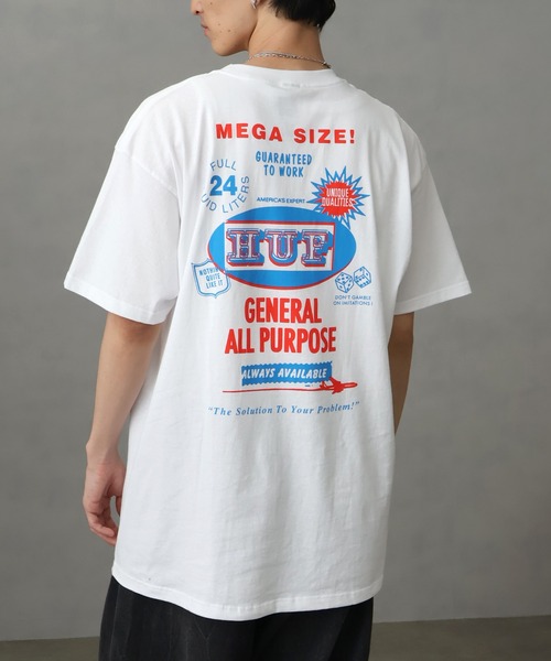 HUF(ハフ)の「【HUF/ハフ】アソート アートワークデザイン ショートスリーブTシャツ(Tシャツ/カットソー・メンズ・ナチュラル/ブラック系その他3/ブラック系その他2/ホワイト/ブラック系その他/グリーン系その他・XL/L/M)」の9枚目の写真