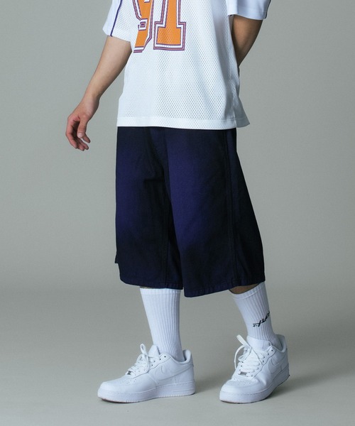XLARGE（エクストララージ）の「SPRAYDYE SHORT PANTS（その他パンツ・メンズ・パープル/ブラック/グリーン/インディゴブルー・36inch/34inch/30inch/32inch）」の4枚目の写真