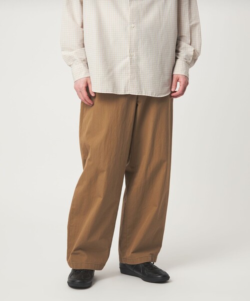 green label relaxing（グリーンレーベルリラクシング）の「コットン ナイロン バレル ワイド イージーパンツ W4（その他パンツ・メンズ・ブラウン系/ブラック/ダークグレー・S/M/XL/L）」の10枚目の写真