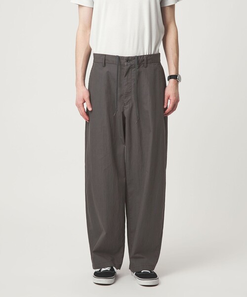 green label relaxing（グリーンレーベルリラクシング）の「コットン ナイロン バレル ワイド イージーパンツ W4（その他パンツ・メンズ・ブラウン系/ブラック/ダークグレー・S/M/XL/L）」の12枚目の写真