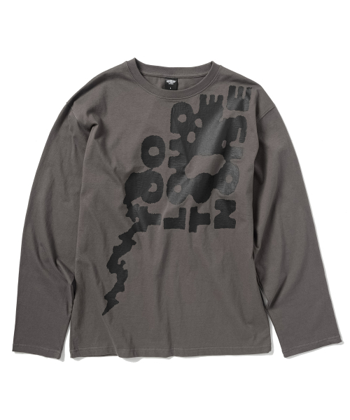 SUPERSUB(スーパーサブ)の「サンダーノイズ 長袖Tシャツ - ダスティグレー(Tシャツ/カットソー・レディース・その他・MEDIUM/LARGE)」の1枚目の写真